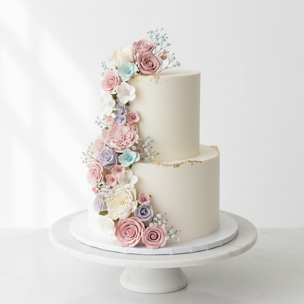 Two-Tier Custom Cake